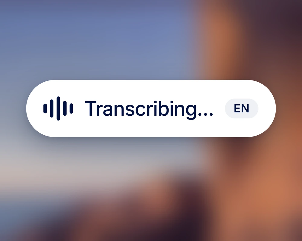 ClinicFrame session with live transcription