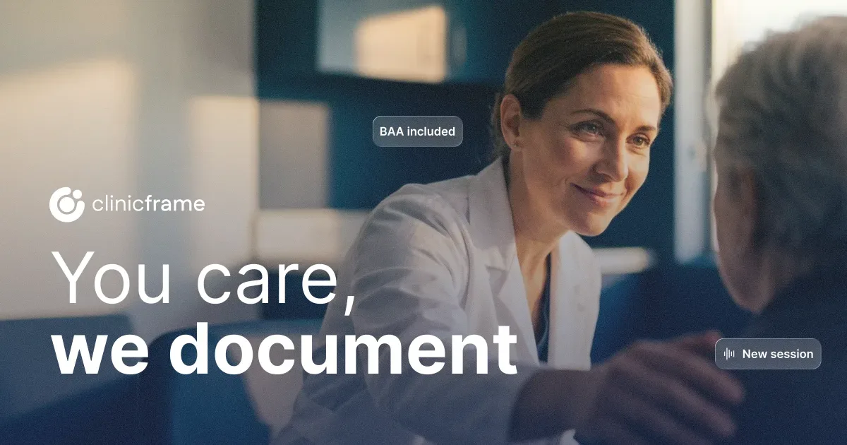 ClinicFrame screenshot